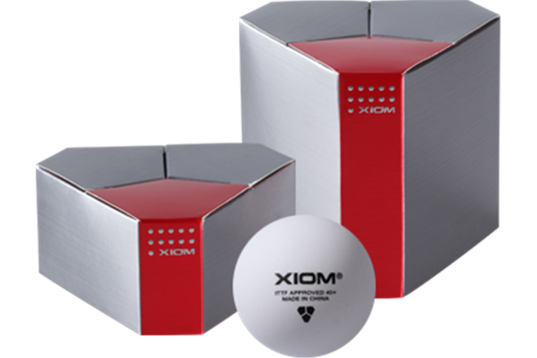 XIOM ITTF SEAMLESS PLASTIC- 6 BALLS