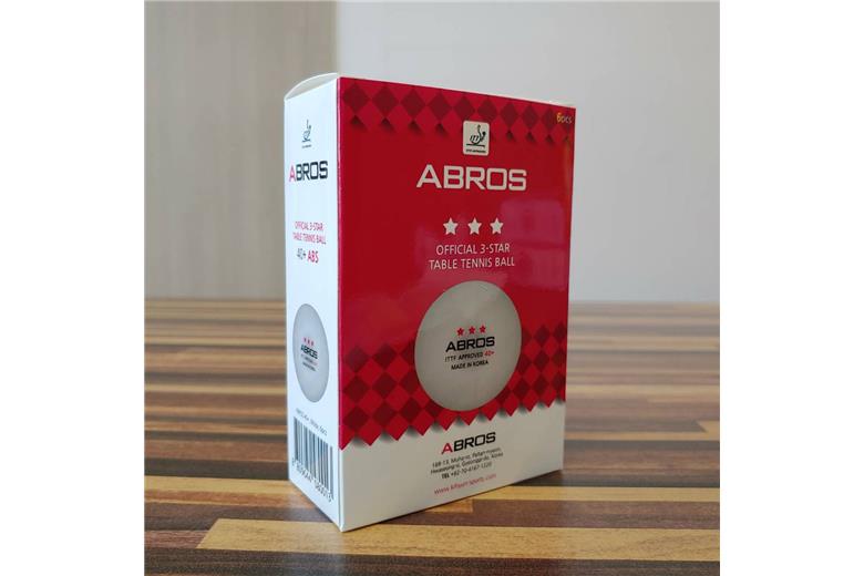 ABROS 40+ ITTF 3/pack